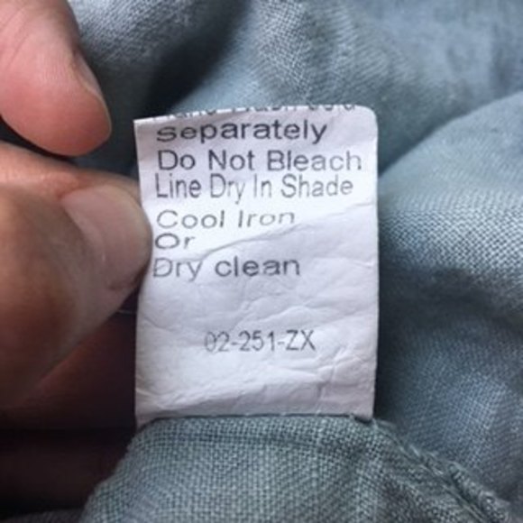 Lungo L'Arno Linen Shift Dress, sz M - Picture 5 of 12